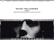 Tablet Screenshot of heikkihallanoro.com